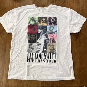 Taylor Swift The Eras Tour Official Merch TShirt White Small